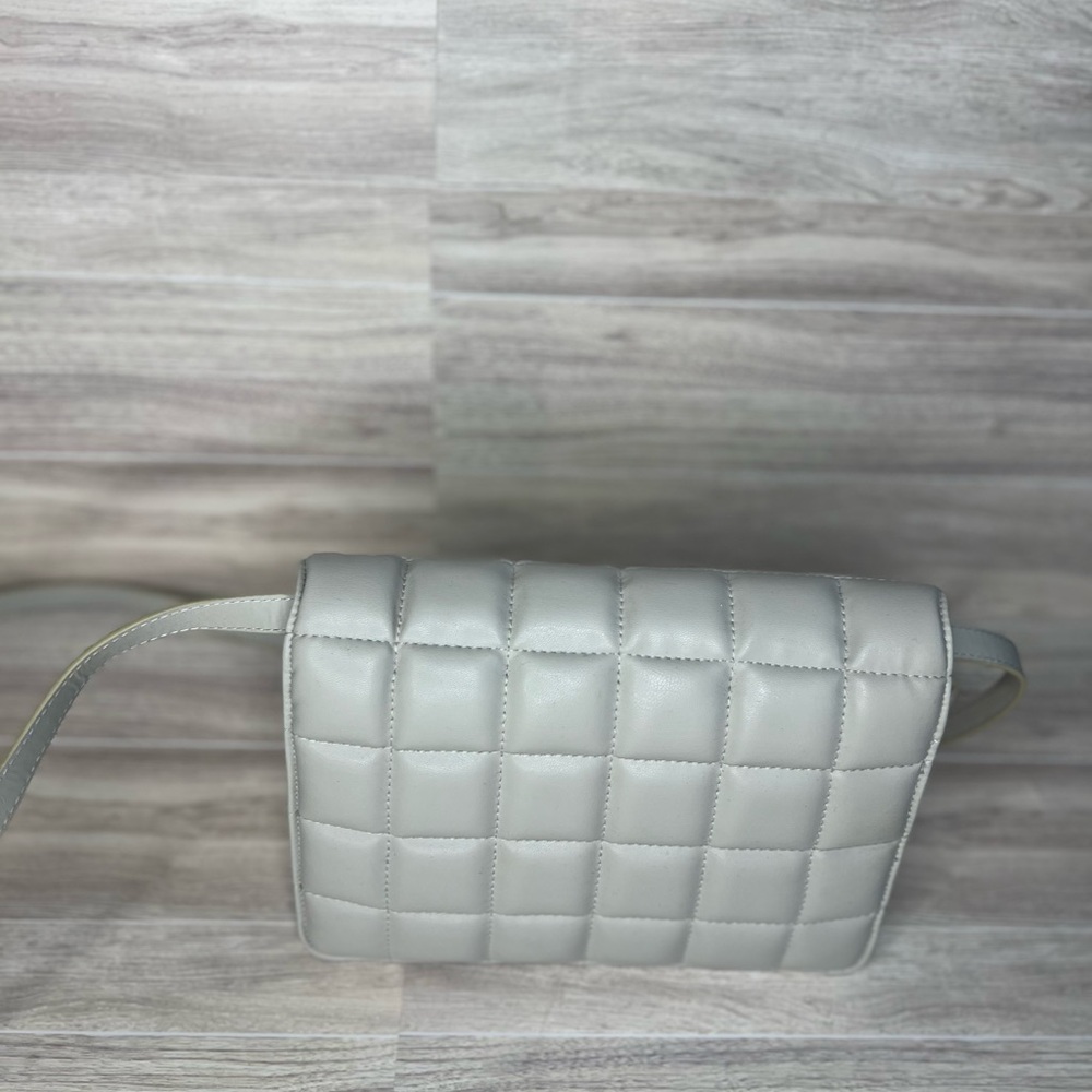 H&M Beige Quilted Crossbody Bag